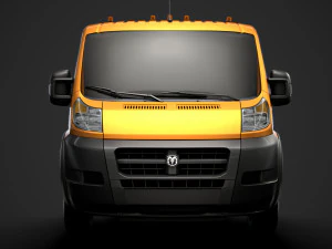 ram promaster chassis truck single cab 3800 wb 2019 3D Model