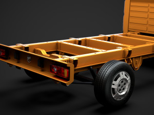 ram promaster chassis truck single cab 3800 wb 2019 Modelo 3D