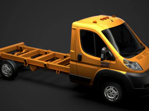 ram promaster chassis truck single cab 3800 wb 2019 3D Model
