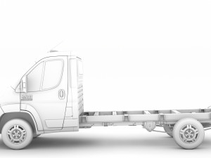 ram promaster chassis truck single cab 3800 wb 2019 Modelo 3D