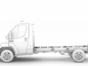 ram promaster chassis truck single cab 3800 wb 2019 3D Model