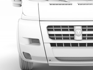 ram promaster chassis truck single cab 3800 wb 2019 Modelo 3D