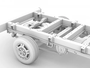 ram promaster chassis truck single cab 3800 wb 2019 3D Model