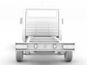 ram promaster chassis truck single cab 3800 wb 2019 3D Model