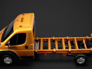 ram promaster chassis truck single cab 3800 wb 2019 Modelo 3D