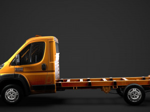 ram promaster chassis truck single cab 3800 wb 2019 Modelo 3D