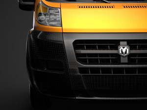 ram promaster chassis truck single cab 3800 wb 2019 Modelo 3D