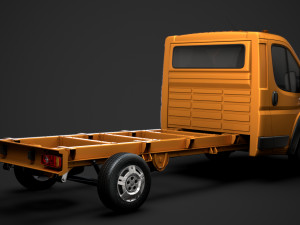 ram promaster chassis truck single cab 3800 wb 2020 Modello 3D
