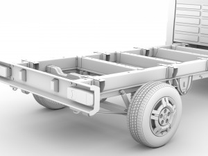 ram promaster chassis truck single cab 3800 wb 2020 Modello 3D