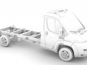 ram promaster chassis truck single cab 3800 wb 2020 Modello 3D
