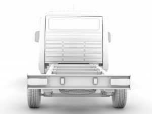 ram promaster chassis truck single cab 3800 wb 2020 Modello 3D