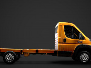 ram promaster chassis truck single cab 3800 wb 2020 Modello 3D