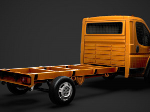 ram promaster chassis truck single cab 3800 wb 2020 Modello 3D