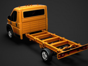 ram promaster chassis truck single cab 3800 wb 2020 Modello 3D