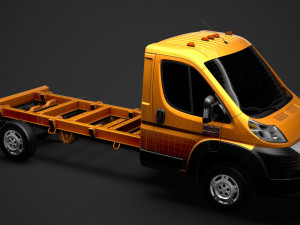 ram promaster chassis truck single cab 3800 wb 2020 Modello 3D