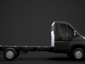 citroen jumper chassis truck single cab 3800wb 2014 Modèle 3D
