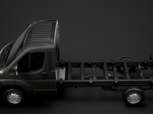 citroen jumper chassis truck single cab 3800wb 2014 Modèle 3D
