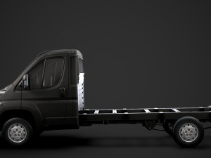 citroen jumper chassis truck single cab 3800wb 2014 Modèle 3D