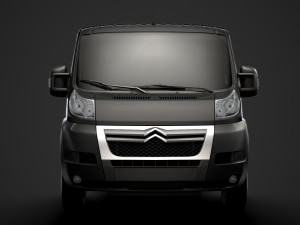 citroen jumper chassis truck single cab 3800wb 2014 Modèle 3D