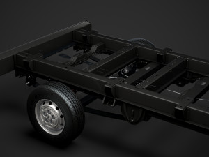 citroen jumper chassis truck single cab 3800wb 2014 Modèle 3D