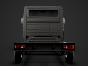 citroen jumper chassis truck single cab 3800wb 2014 Modèle 3D