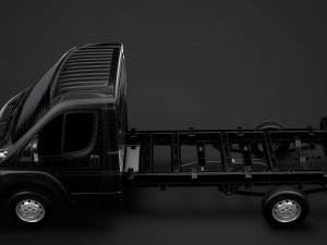 citroen jumper chassis truck single cab 3800wb 2014 Modèle 3D