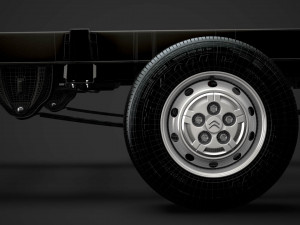 citroen jumper chassis truck single cab 3800wb 2014 Modèle 3D