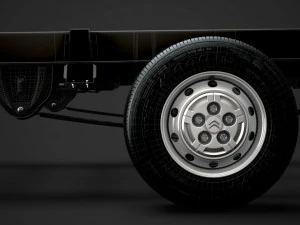 citroen jumper chassis truck single cab 3800wb 2014 3D Model