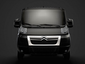citroen jumper chassis truck single cab 3800wb 2014 Modèle 3D