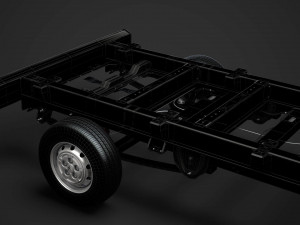 citroen jumper chassis truck single cab 3800wb 2014 Modèle 3D