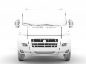 fiat ducato chassis truck single cab 3800wb 2014 Modèle 3D