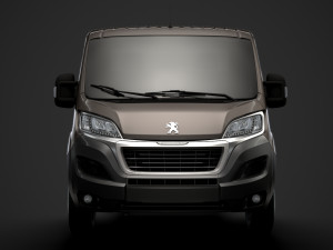 peugeot boxer chassis truck single cab 3800wb 2020 Model 3D