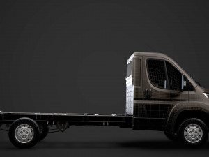 peugeot boxer chassis truck single cab 3800wb 2020 Model 3D