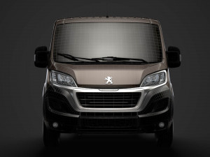 peugeot boxer chassis truck single cab 3800wb 2020 Model 3D