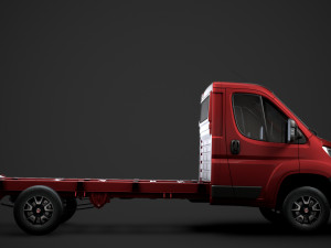 fiat ducato chassis truck single cab 3800wb 2020 3D Modell