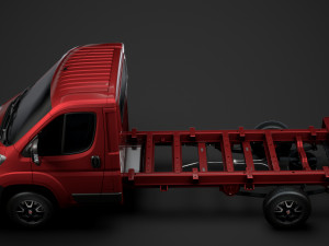 fiat ducato chassis truck single cab 3800wb 2020 3D Modell