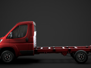 fiat ducato chassis truck single cab 3800wb 2020 3D Modell