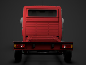 fiat ducato chassis truck single cab 3800wb 2020 3D Modell
