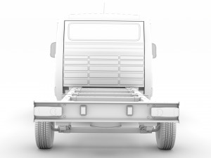 fiat ducato chassis truck single cab 3800wb 2020 3D Modell