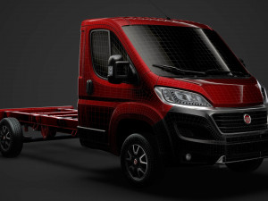 fiat ducato chassis truck single cab 3800wb 2020 3D Modell