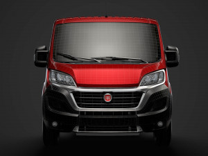 fiat ducato chassis truck single cab 3800wb 2020 3D Modell