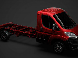 fiat ducato chassis truck single cab 3800wb 2020 3D Modell