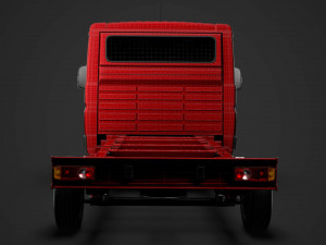fiat ducato chassis truck single cab 3800wb 2020 3D Modell
