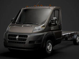ram promaster chassis truck single cab 4035 wb 2019 3D Model