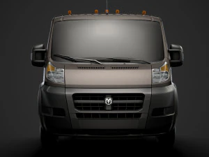 ram promaster chassis truck single cab 4035 wb 2019 3D Model