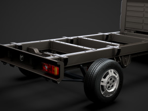 ram promaster chassis truck single cab 4035 wb 2019 3D Model