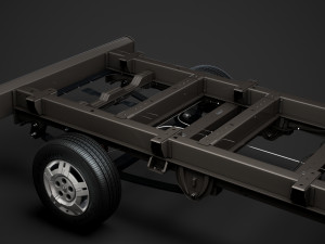 ram promaster chassis truck single cab 4035 wb 2019 3D Model