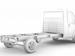 ram promaster chassis truck single cab 4035 wb 2019 3D Model