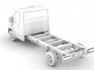 ram promaster chassis truck single cab 4035 wb 2019 3D Model