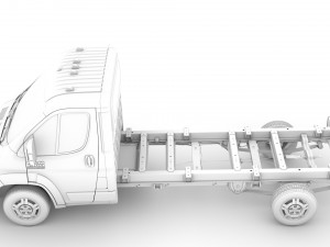 ram promaster chassis truck single cab 4035 wb 2019 3D Model